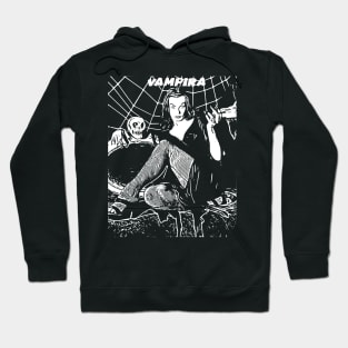 Vampira - Classic Television Horror Hostess Hoodie